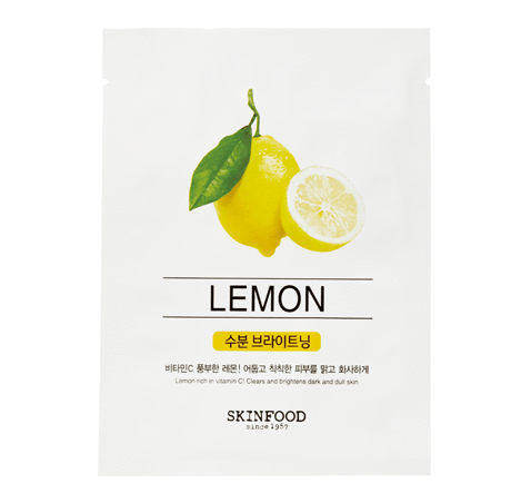 SKINFOOD Beauty in a Food Mask Sheet Lemon 5 Pcs
