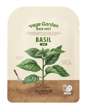 SKINFOOD Vege Garden Basil Mask Sheet 5 Pcs