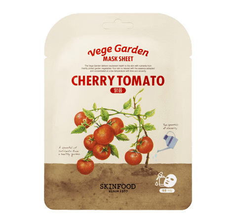 SKINFOOD Vege Garden Cherry Tomato Mask Sheet 5 Pcs