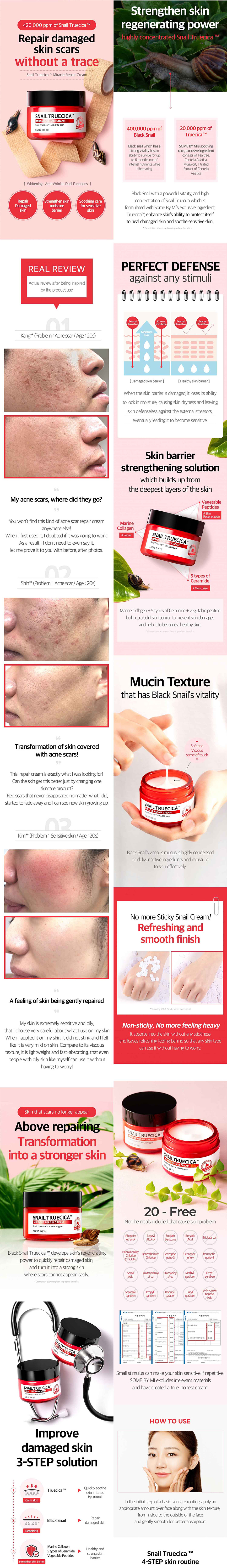 SOME BY MI Snail Truecica Miracle Repair Cream 60g review