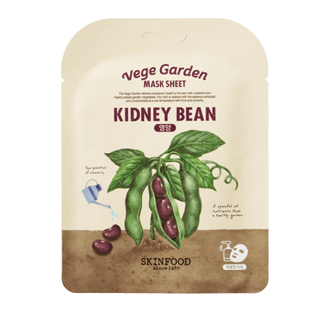 SKINFOOD Vege Garden Kidney Bean Mask Sheet 5 Pcs