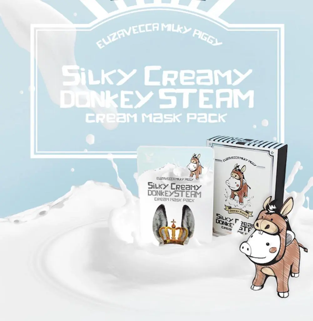 ELIZAVECCA Milky Piggy Silky Creamy Donkey Steam Cream Mask Pack 1Pack(10ea) - Image 3
