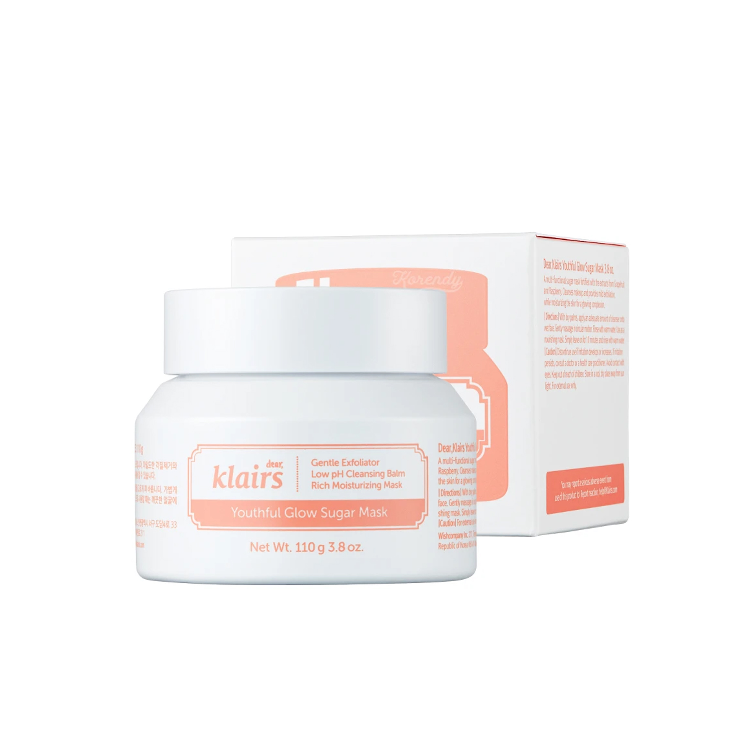 Klairs Youthfull Glow Sugar Mask korea