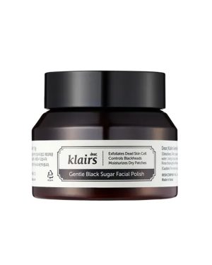 Klairs Gentle Black Sugar Facial Polish | Facial Scrub Blackhead Removal | Exfoliate