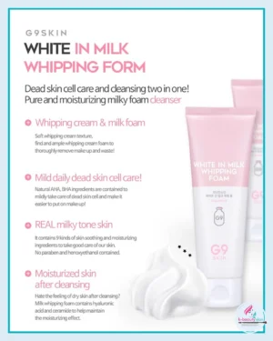 G9SKIN White In Milk Whipping Foam 120ml