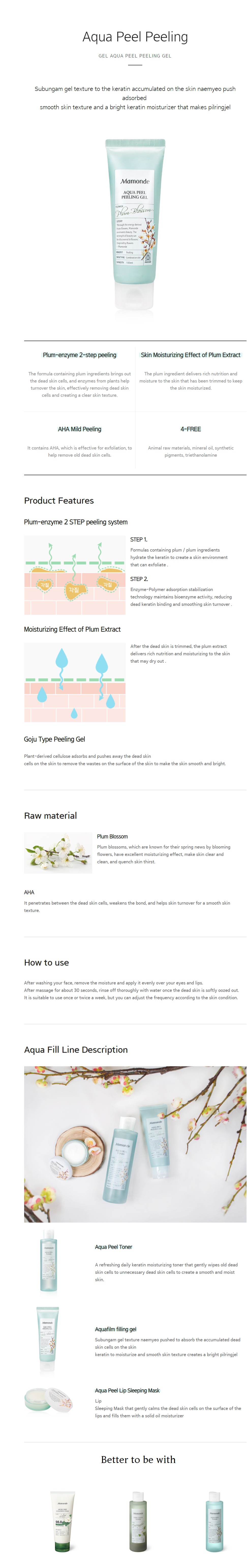Mamonde Aqua Peel Peeling Gel 100ml review