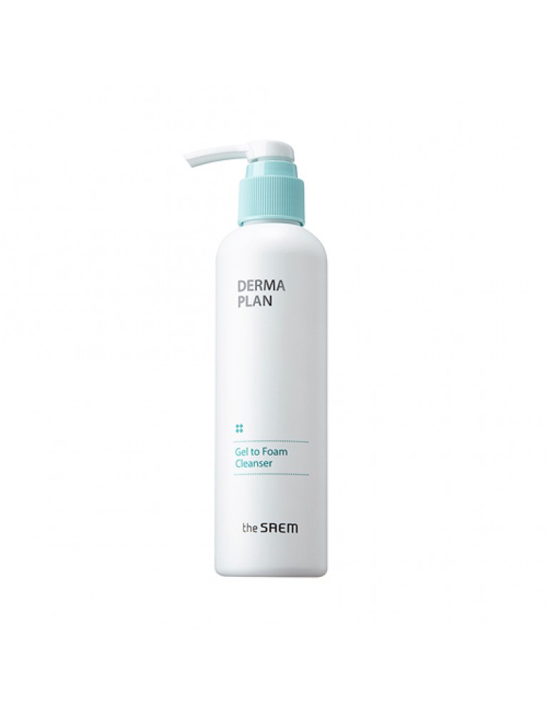 THE SAEM Derma Plan Gel to Foam Cleanser 180ml - K-Beauty Skin ...