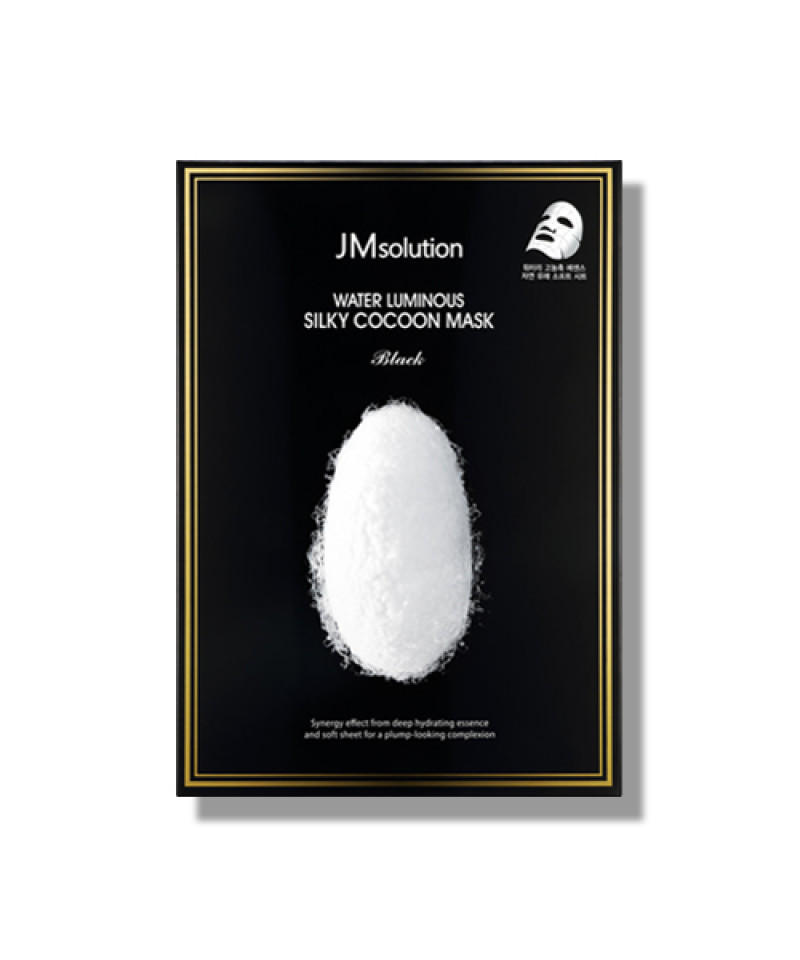 JMsolution Water Luminous Silky Cocoon Mask Black 1pack (10pcs)