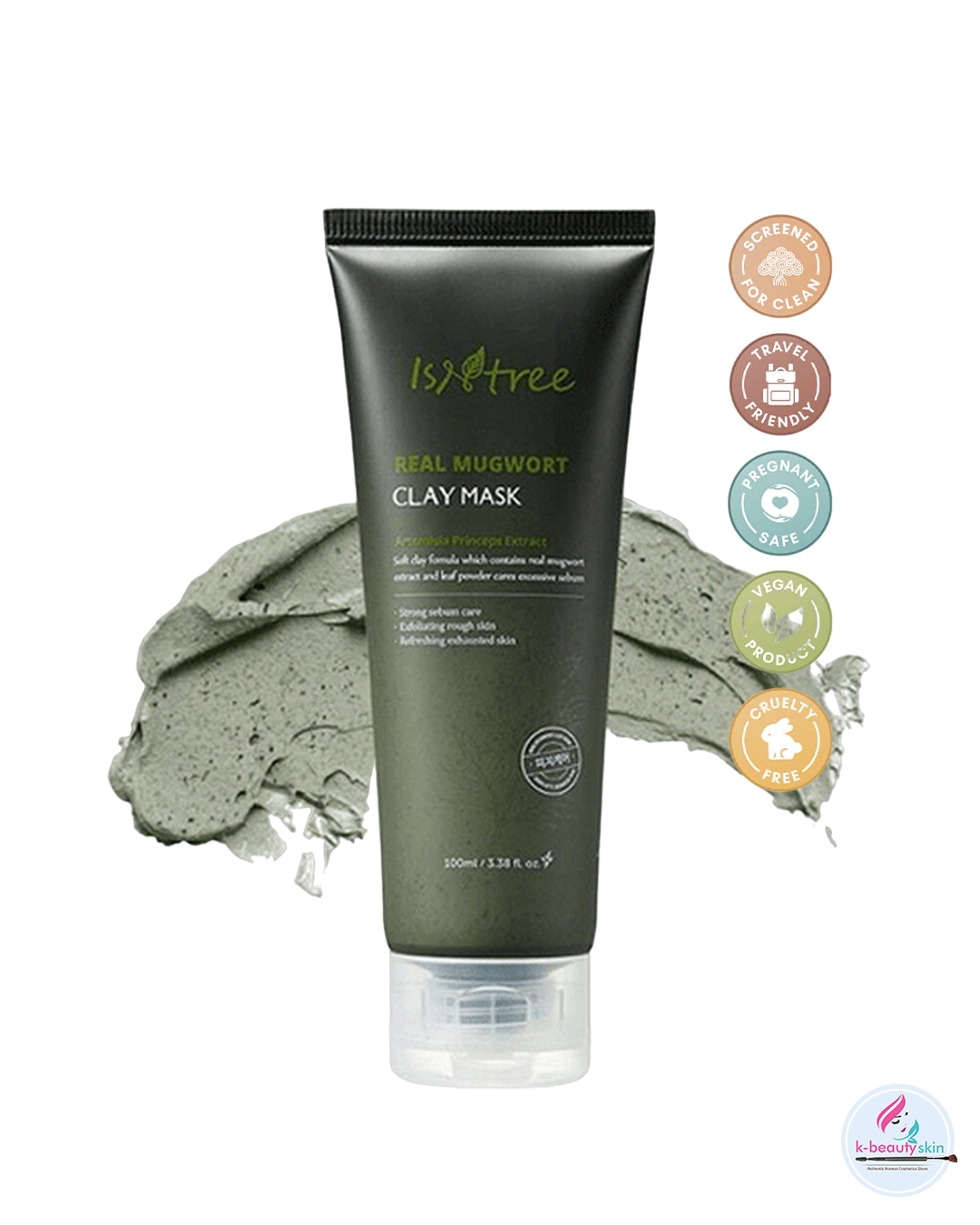 ISNTREE Real Mugwort Clay Mask 100ml