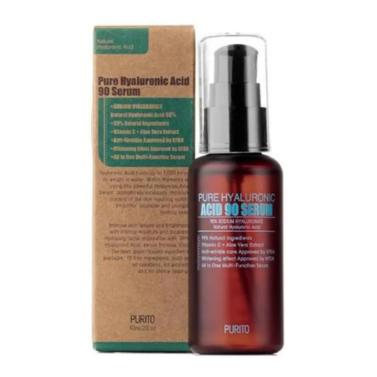 PURITO Pure Hyaluronic Acid 90 Serum 60ml - Image 3