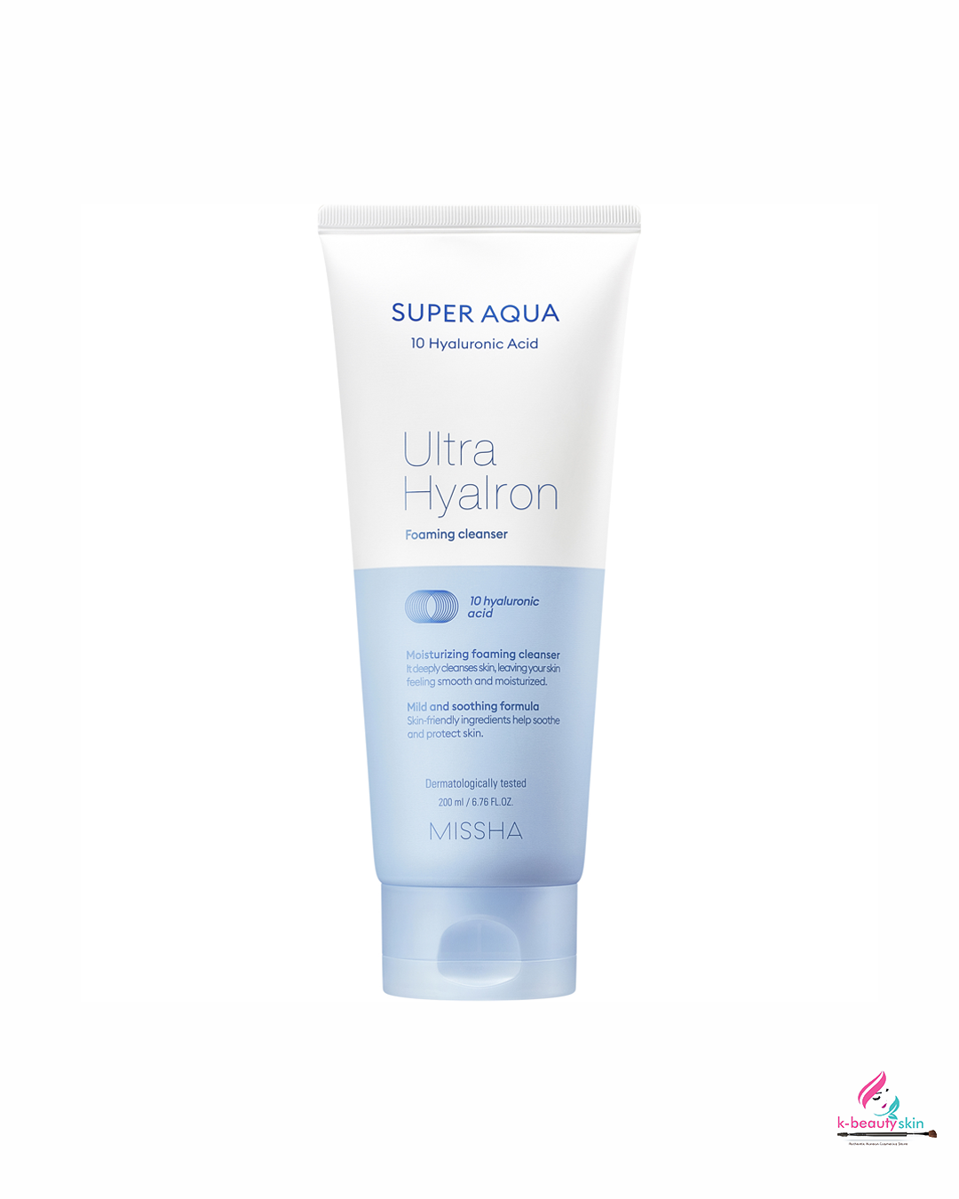 MISSHA Super Aqua Ultra Hyalron Foaming Cleanser - 200ml