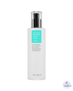 Two in one, skin-smoothing essence-toner that visibly tightens and reduces the look of pores.