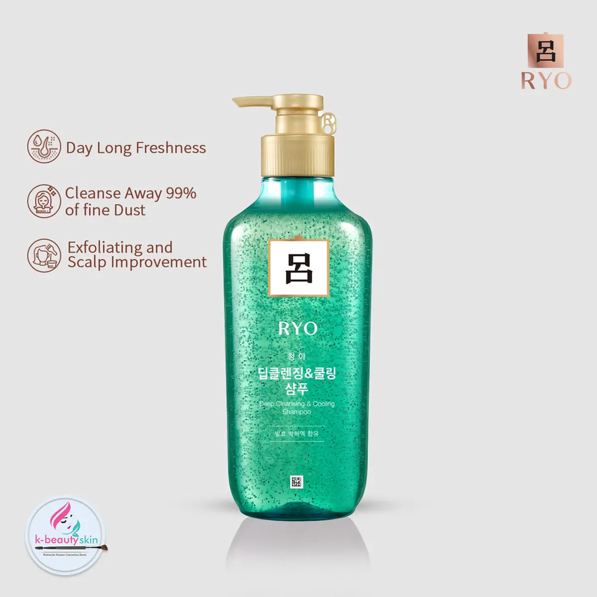 RYO Deep Cleansing & Cooling Shampoo 480ml - Image 3
