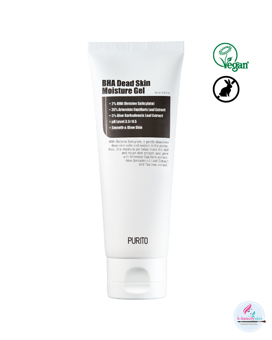 purito bha dead skin moisture gel k-beautyskin India