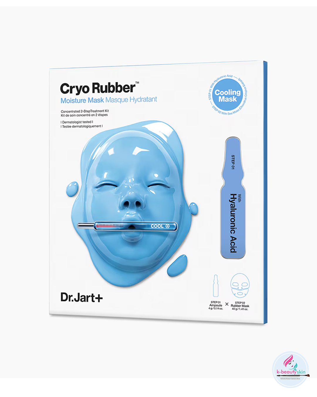 Dr.Jart+ Cryo Rubber With Moisturizing Hyaluronic Acid Mask – Deep Hydration Skincare Treatment