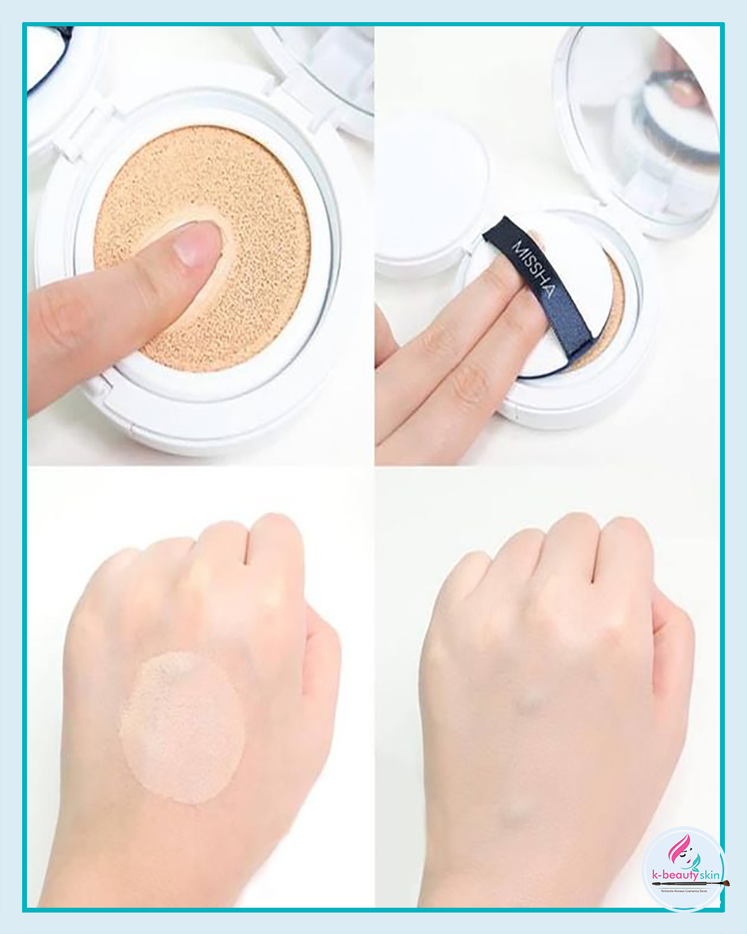 MISSHA Magic Cushion Moist Up 15g (SPF50+ PA+++) - k-Beauty Skin India