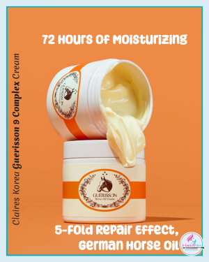 Enriched with Horse Oil imported from Germany - - Claire Korea - Guerisson 9 Complex Cream