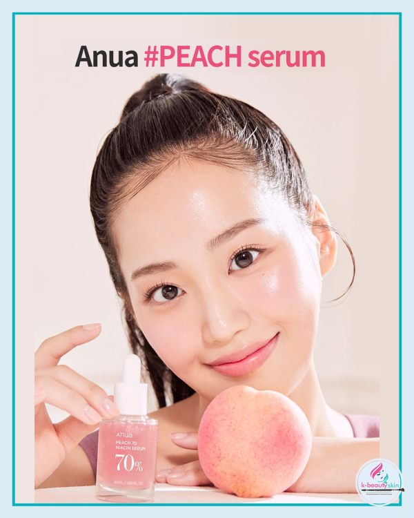 anua peach 70 niasin serum 10ml - 美容液