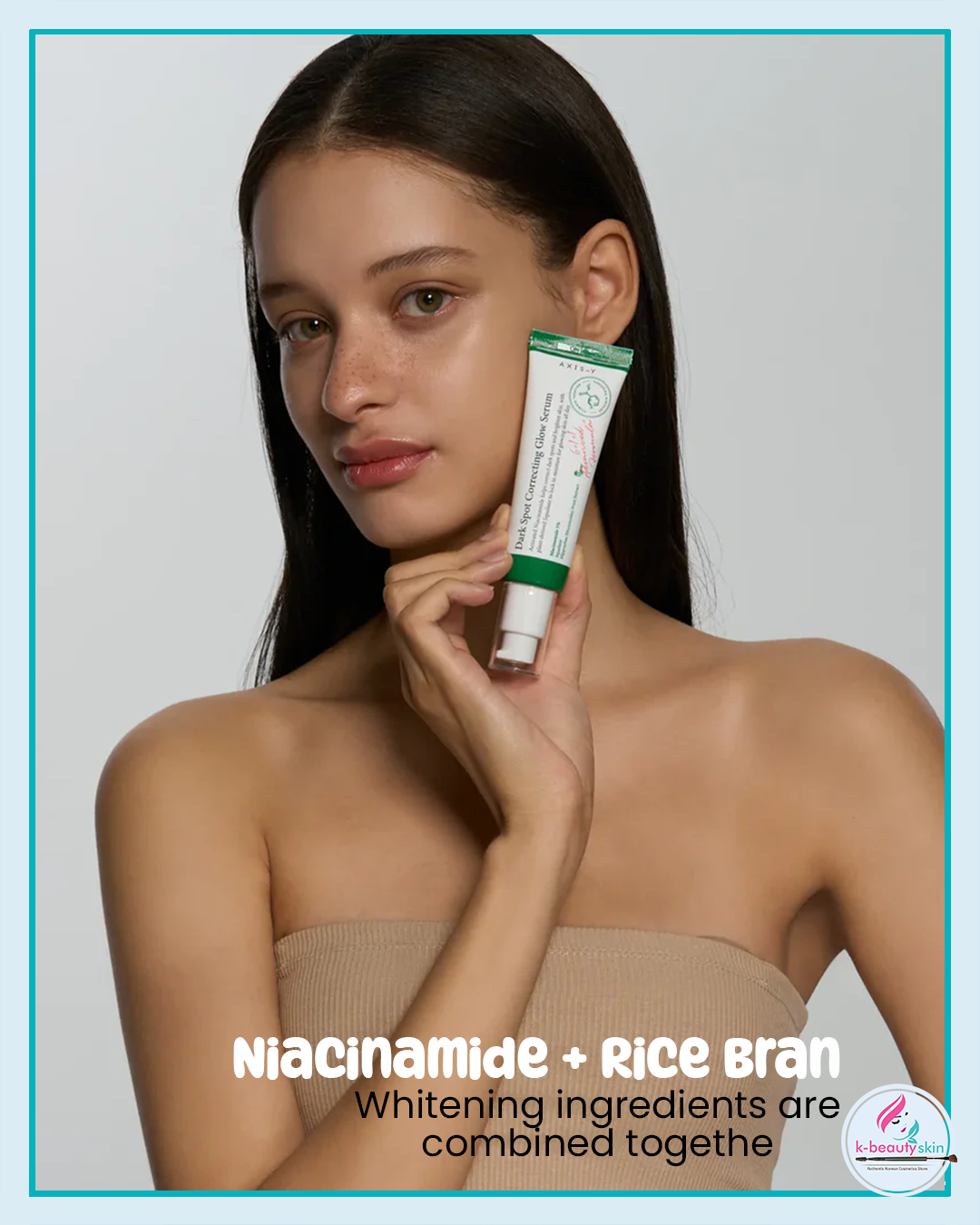 We added ingredients for brightening and fading dark spots, and soothing rough and irritated skin