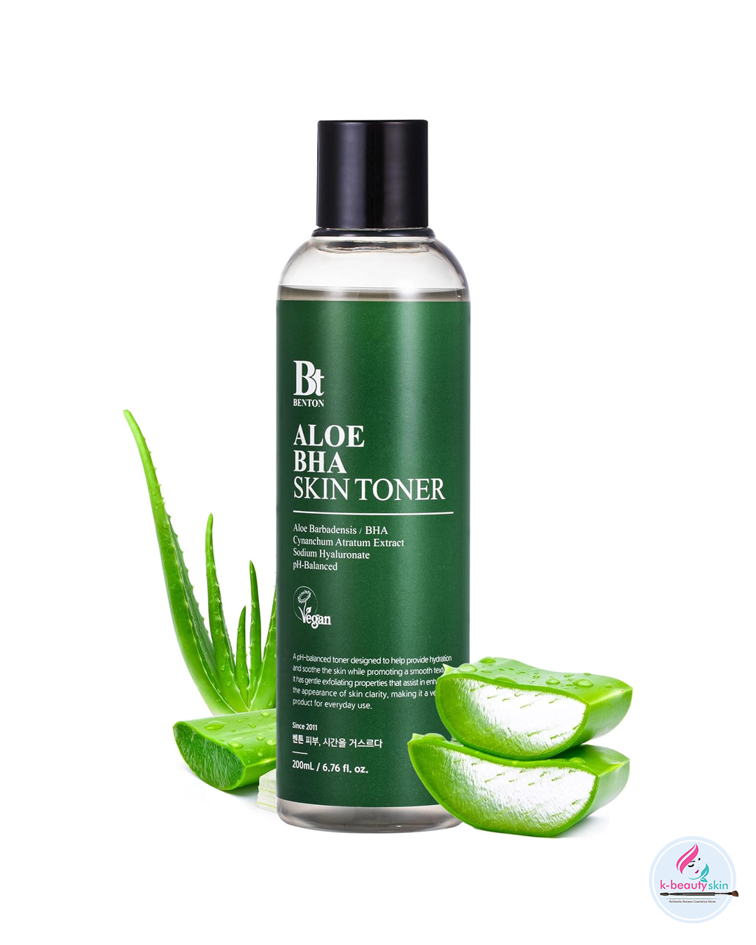 Benton Aloe BHA Skin Toner 200ml – Hydrating & Gentle Exfoliating Toner