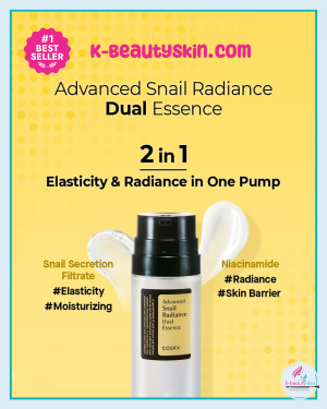 2 in 1 Elasticity & Radiance in One Pump - Cosrx Advanced Snail Radiance Dual Essence