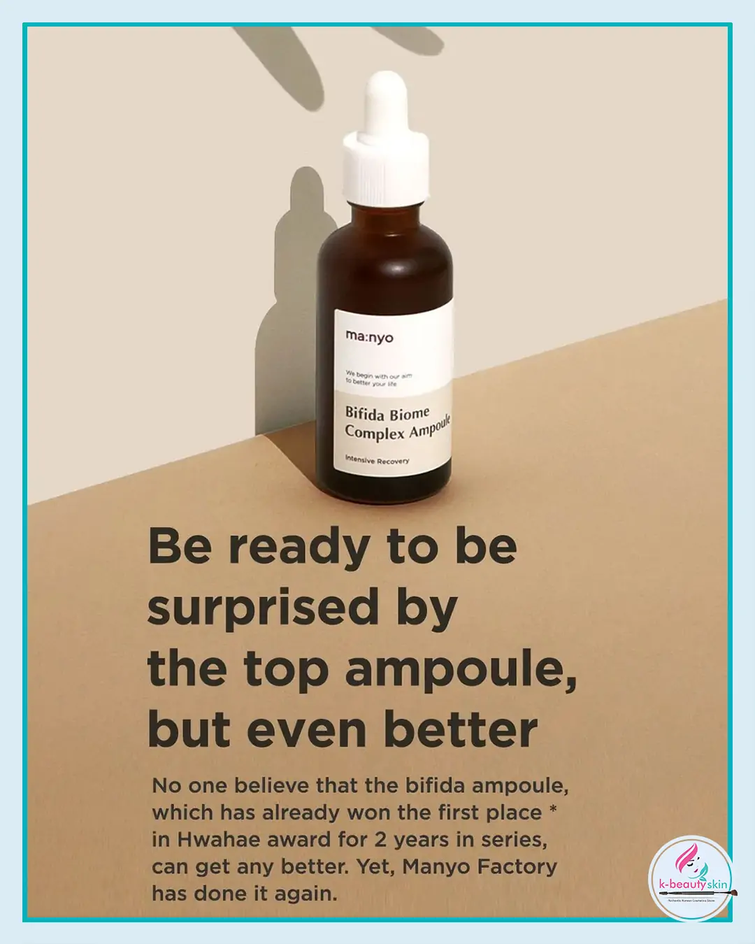 MA:NYO Bifida Biome Complex Ampoule 50ml | Fermented Bifida