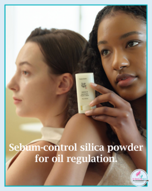 Oil Control: Sebum-control silica powder keeps skin fresh and balanced.