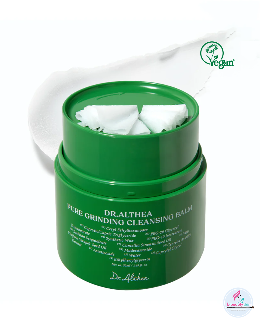 Dr. Althea Pure Grinding Cleansing Balm 50ml – Gentle Korean Cleansing Balm for Makeup Removal & Hydration