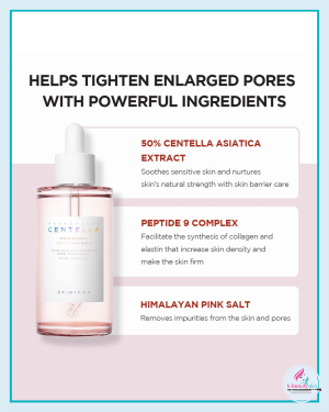 Pore-minimizing ampoule with Pink Himalayan Salt & Peptide 9 Complex