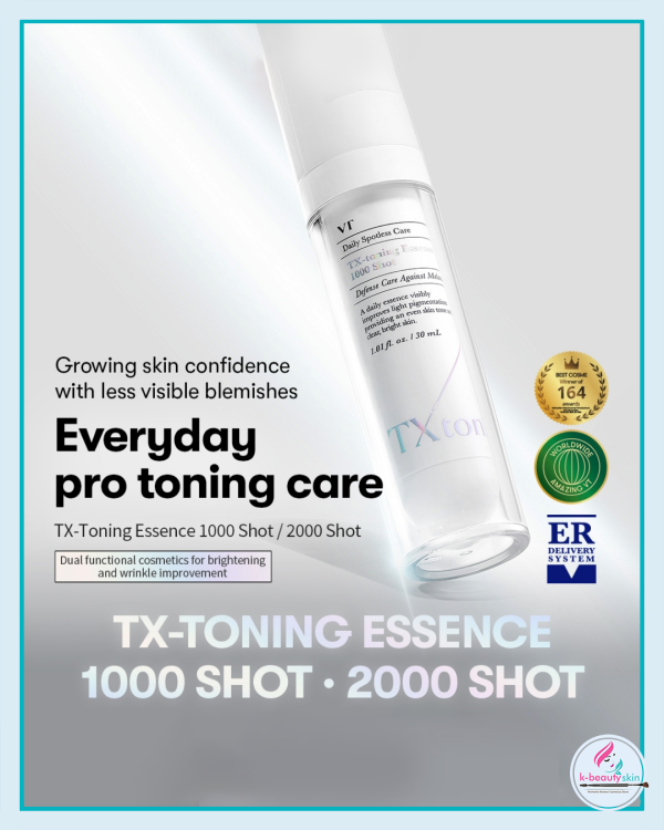 VT Cosmetics TX-Toning Essence 1000 Shot 30ml – Powerful