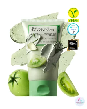 FULLY Green Tomato Clay Pack Cleanser 120ml – 2-in-1 Pore Cleansing & Oil Control