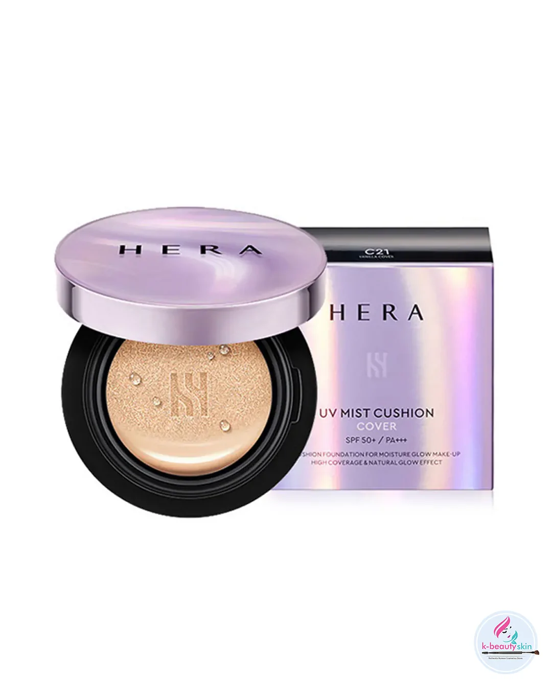 HERA UV Mist Cushion Cover and Refill - Front Packaging