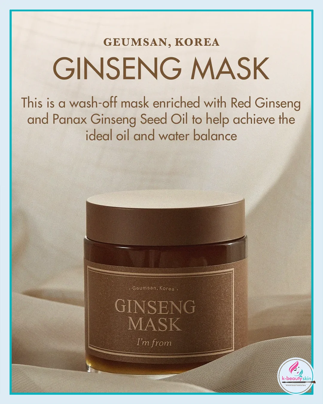 Application of golden ginseng mask for anti-aging benefits