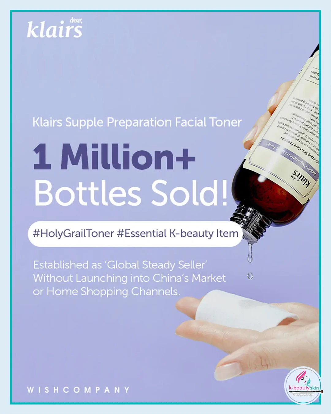 Klairs Supple Preparation Facial Toner for sensitive skin soothing hydration