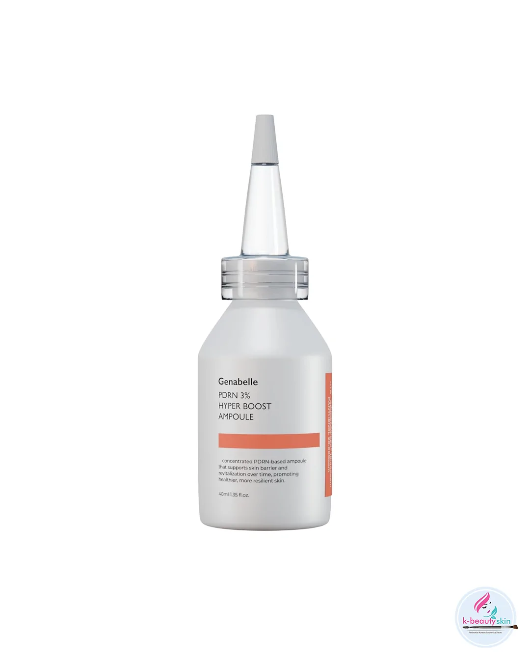 Genabelle PDRN 3% Hyper Boost Ampoule 40ml for skin regeneration, hydration, and elasticity improvement