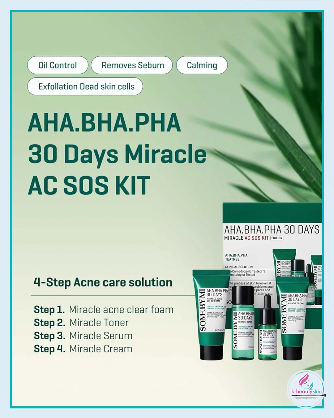 SOME BY MI 30 Days Miracle Starter Kit Flat Lay – Korean Skincare Set