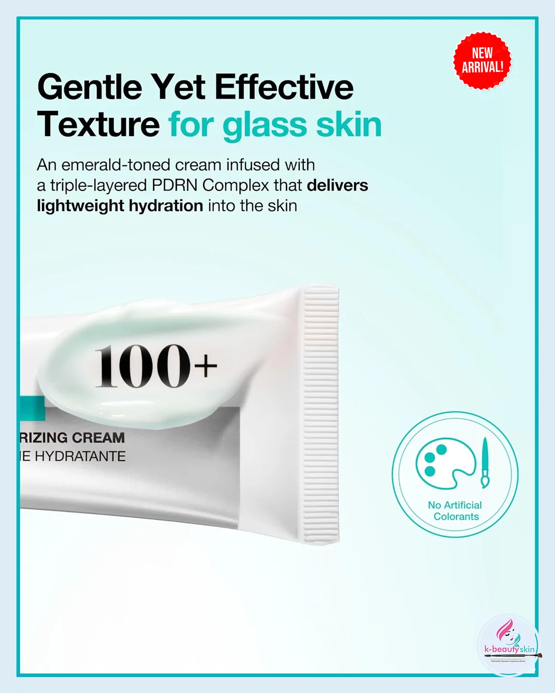 ANUA PDRN Hyaluronic Acid 100 Moisturizing Cream 60ml jar for deep hydration and skin repair