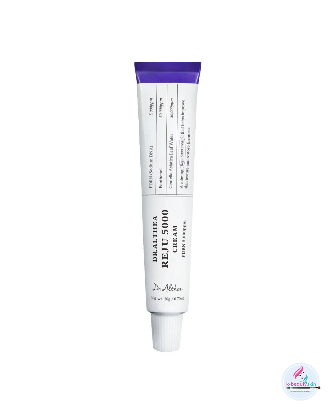 Dr.Althea PDRN Reju 5000 Cream 20g jar for intensive skin repair and rejuvenation