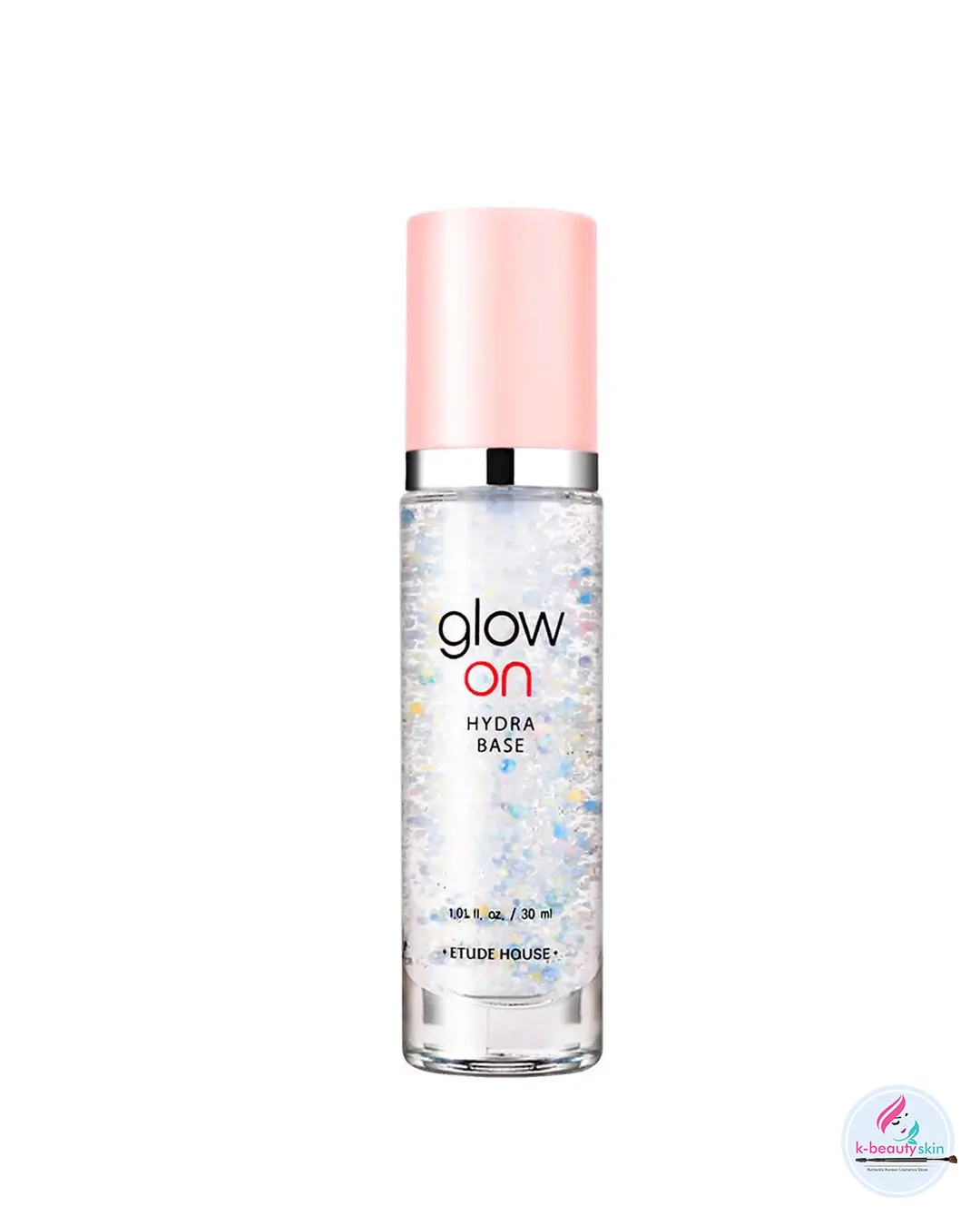 Etude House Glow On Hydra Base 30ml tube, hydrating makeup base for luminous skin