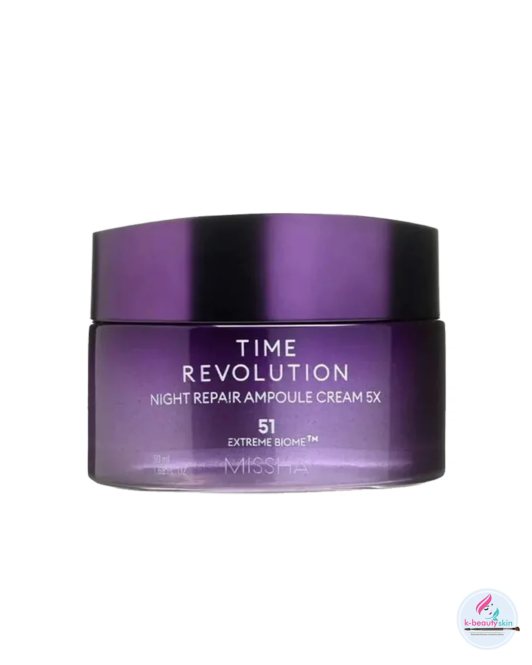 MISSHA Time Revolution Night Repair Ampoule Cream 5X 50ml jar for intensive overnight skin repair
